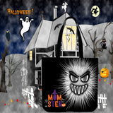 Momster (White) Halloween Trick Or Treat Cloth Tote Goody Bag
