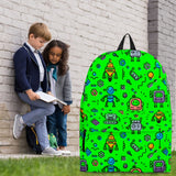Mutant Robots Backpack (Green) - FREE SHIPPING