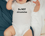 Baby's First Clothing: No Circ Organic Baby Bodysuit