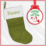 Personalized Embroidered Christmas Stocking