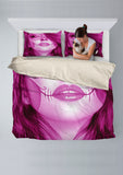 Calavera Fresh Look Design #3 Duvet Cover Set (Pink Mystic Topaz) - FREE SHIPPING