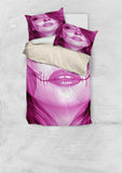 Calavera Fresh Look Design #3 Duvet Cover Set (Pink Mystic Topaz) - FREE SHIPPING