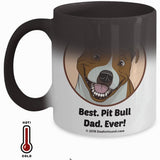 Best Pit Bull Dad / Mom Ever Color-Changing Coffee Mug