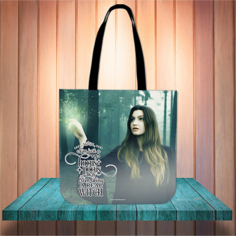 Real Witch Halloween Trick Or Treat Cloth Tote Goody Bag
