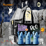 Scary Squad Halloween Trick Or Treat Cloth Tote Goody Bag