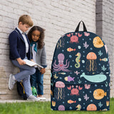 Sea Life Collection Backpack (Dark Blue) - FREE SHIPPING