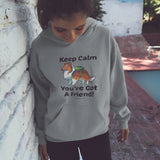 Keep Calm - You've Got A Friend - Shetland Sheepdog Youth Hoodie