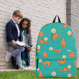 Wildlife Collection - Lazy Sloths (Teal) Backpack - FREE SHIPPING