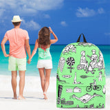 Summer Activities Backpack Design #2 - FREE SHIPPING