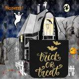 Trick Or Treat Design #1 Halloween Trick Or Treat Cloth Tote Goody Bag