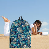 Nautical Design Backpack (Turquoise) - FREE SHIPPING