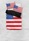 USA Flag Duvet Cover Set (Design #1) - FREE SHIPPING