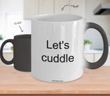 Let's Cuddle Mug (7 Options Available)