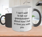 I Can't Wait To Tell Our Grandchildren Mug (7 Options Available)