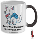 Best West Highland Terrier Dad / Mom Ever Color-Changing Coffee Mug