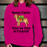 Keep Calm - You've Got A Friend - Yellow Labrador Unisex Hoodie