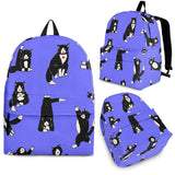 Yoga Cats Backpack (Light Purple) - FREE SHIPPING