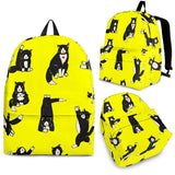 Yoga Cats Backpack (Yellow) - FREE SHIPPING