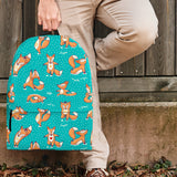 Yoga Foxes Backpack (Blue) - FREE SHIPPING
