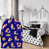 Yoga Foxes Backpack (Dark Blue) - FREE SHIPPING