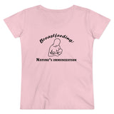 Breastfeeding: Nature's Immunization Organic Women's Lover T-shirt