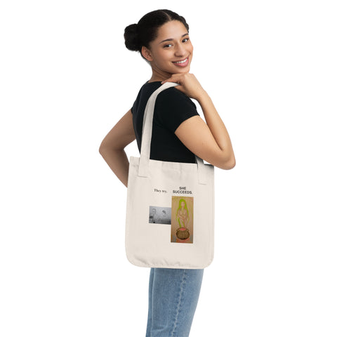 Mother Nature Organic Canvas Tote Bag
