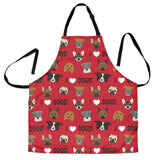 I Love Dogs Apron (Red) - FREE SHIPPING