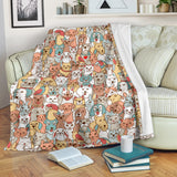 Crazy Pets Collection Throw Blanket - FREE SHIPPING
