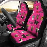 I Love Dogs Car Seat Covers (FPD Pink) - FREE SHIPPING
