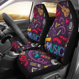 Musical Elements Design #2 Car Seat Covers - FREE SHIPPING