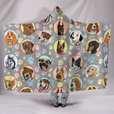 Dogs Galore Hooded Blanket - FREE SHIPPING