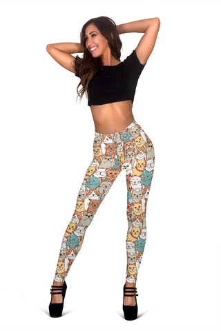 Crazy Cats Leggings - FREE SHIPPING