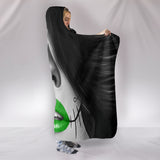 Calavera Fresh Look Design #4 Hooded Blanket (Green) - FREE SHIPPING