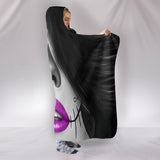 Calavera Fresh Look Design #4 Hooded Blanket (Purple) - FREE SHIPPING