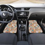 Crazy Cats Car Floor Mats (Front & Back) - FREE SHIPPING