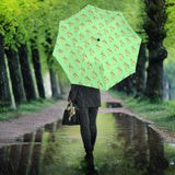 Yellow Rabbits Design #1 (Light Green) Umbrella - FREE SHIPPING