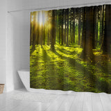 Trees In Sunlight Shower Curtain - FREE SHIPPING
