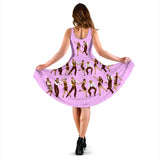 It's Charleston Time Party Midi Dress (Pink) - FREE SHIPPING
