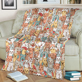 Crazy Pets Collection Throw Blanket - FREE SHIPPING