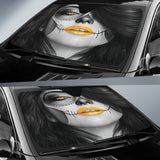 Calavera Fresh Look Design #4 Auto Sun Shade (Orange) - FREE SHIPPING