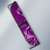 Calavera Fresh Look Design #2 Auto Sun Shade (Purple Night Owl Rose) - FREE SHIPPING
