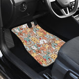 Crazy Dogs Car Floor Mats (Front & Back) - FREE SHIPPING