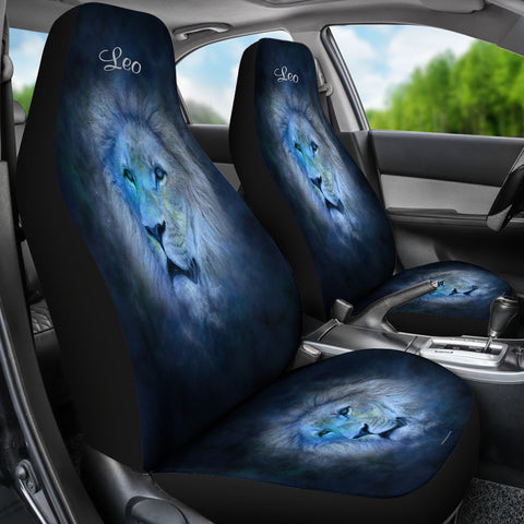 Leo Zodiac Sign Car Seat Covers - FREE SHIPPING