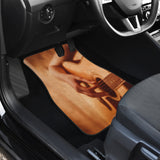Guitar Player Design #1 Car Floor Mats - FREE SHIPPING