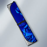 Calavera Fresh Look Design #2 Auto Sun Shade (Blue Elusive Rose) - FREE SHIPPING