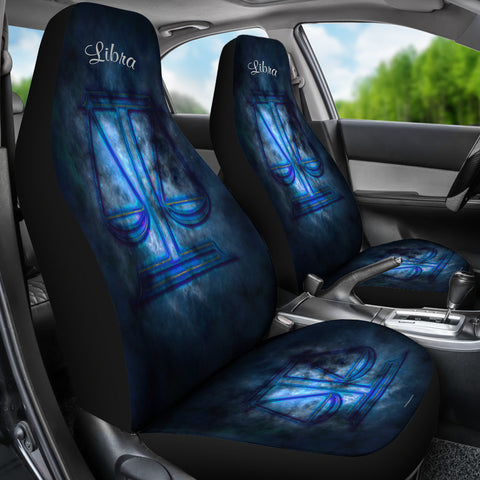Libra Zodiac Sign Car Seat Covers - FREE SHIPPING