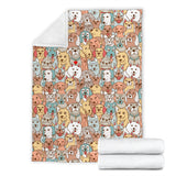 Crazy Dogs Collection Throw Blanket - FREE SHIPPING