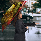 Calavera Fresh Look Design #2 Umbrella (Yellow Smiley Face Rose) - FREE SHIPPING