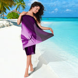 Calavera Fresh Look Design #3 Sarong (Purple Amethyst) - FREE SHIPPING