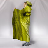Calavera Fresh Look Design #3 Hooded Blanket (Yellow Chrysoberyl) - FREE SHIPPING